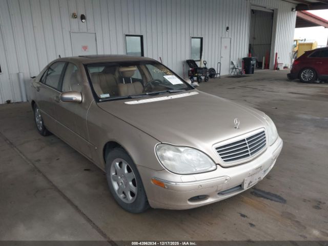 2001 MERCEDES-BENZ S 500 WDBNG75J41A178368