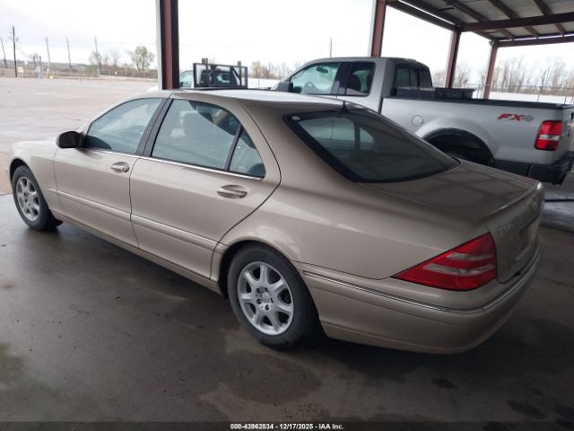 2001 MERCEDES-BENZ S 500 WDBNG75J41A178368 Photo 2