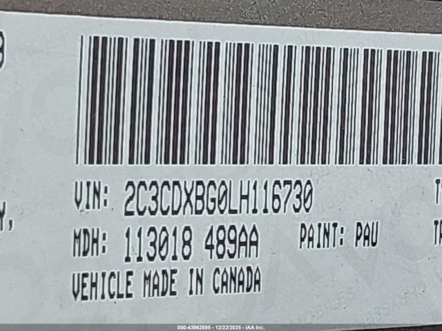 Dodge Charger Sxt Rwd 2020 2C3CDXBG0LH116730 Image 9
