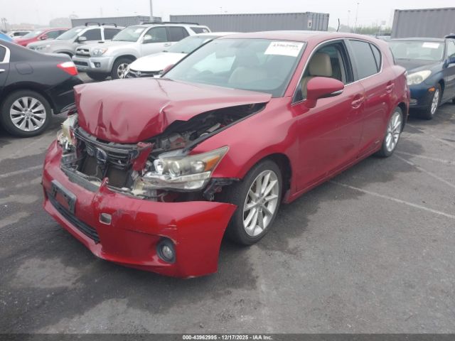 2011 LEXUS CT 200H JTHKD5BH8B2044038 Photo 1