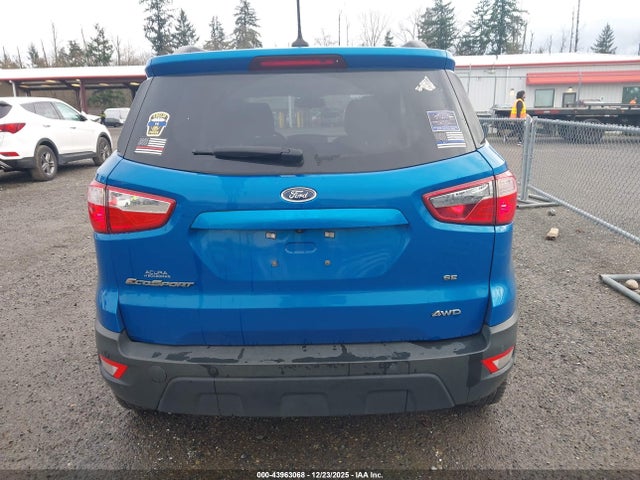 MAJ6P1UL1JC241149 Ford Ecosport Se