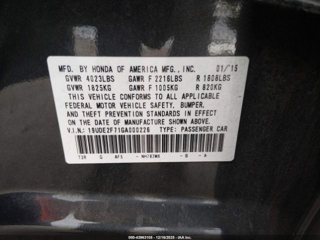 2016 ACURA ILX 19UDE2F71GA000226 Photo 8