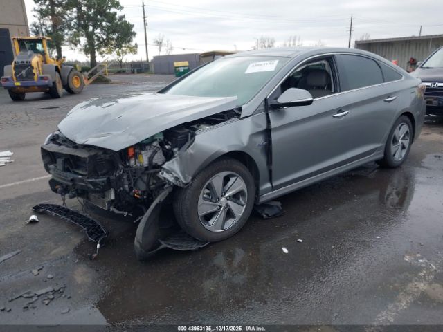 2017 HYUNDAI SONATA HYBRID KMHE34L38HA067179 Photo 1