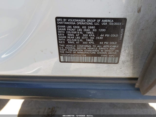 1V2DNPE86PC022134 Volkswagen Id.4 Awd Pro