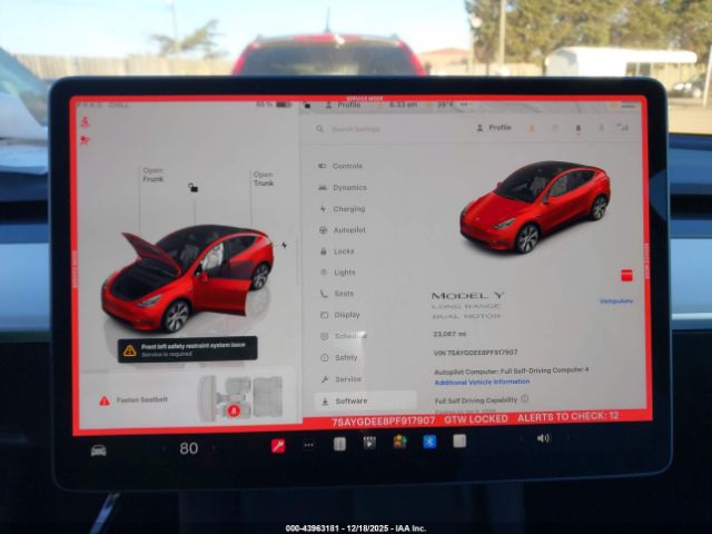 2023 TESLA MODEL Y 7SAYGDEE8PF917907 Photo 6
