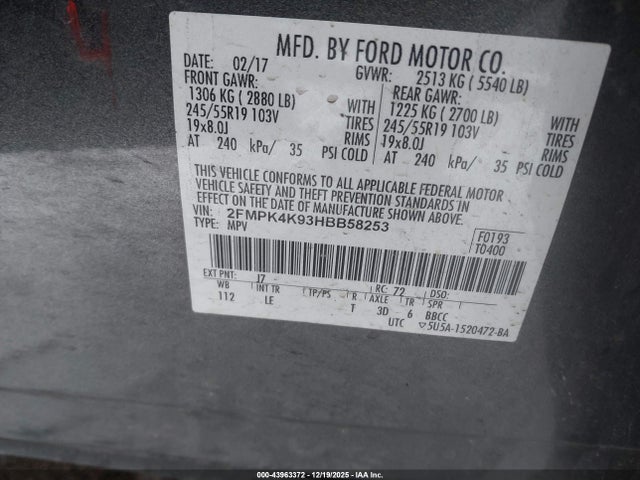 2017 FORD EDGE 2FMPK4K93HBB58253 Photo 8