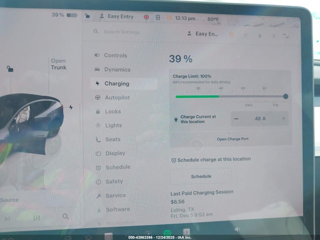 43963396 :رقم المزاد ، 7SAYGDEE2PF617330 vin ، 2023 Tesla Model Y مزاد بيع