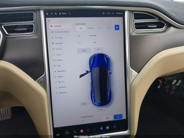 Tesla Model S 100d/60d/75d/90d/p100d 2017 5YJSA1E2XHF202430 Image 19