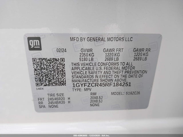 2024 CADILLAC XT4 1GYFZCR45RF184251 Photo 8