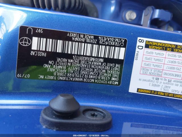 2019 TOYOTA C-HR NMTKHMBX6KR097724 Photo 8