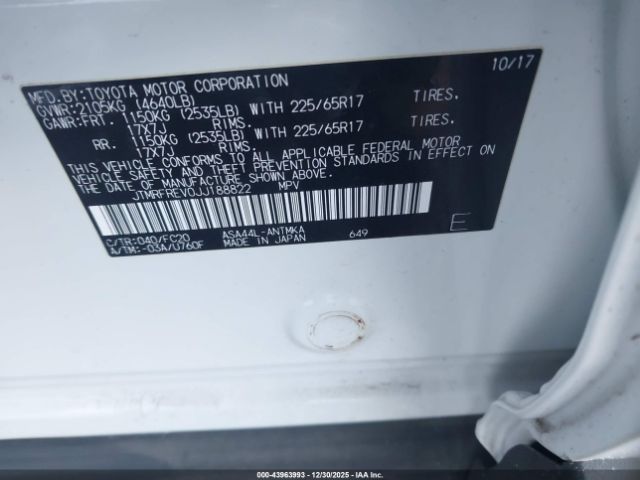 2018 TOYOTA RAV4 JTMRFREV0JJ188822 Photo 8