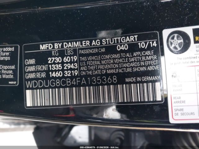 2015 MERCEDES-BENZ S 550 WDDUG8CB4FA135368 Photo 8