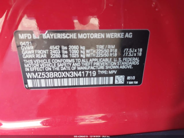 2022 MINI COUNTRYMAN WMZ53BR0XN3N41719 Photo 8