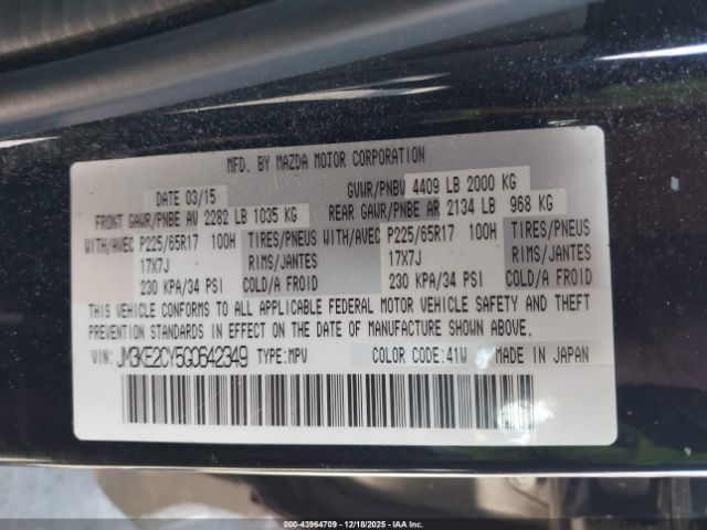2016 MAZDA CX-5 JM3KE2CY5G0642349 Photo 8