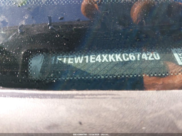 2019 FORD F-150 1FTEW1E4XKKC67420 Photo 8