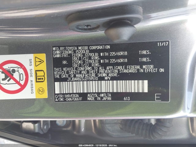 2018 LEXUS NX 300 JTJBARBZ3J2159510 Photo 8