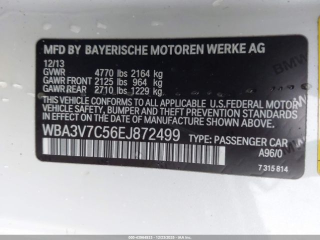 2014 BMW 428I WBA3V7C56EJ872499 Photo 8