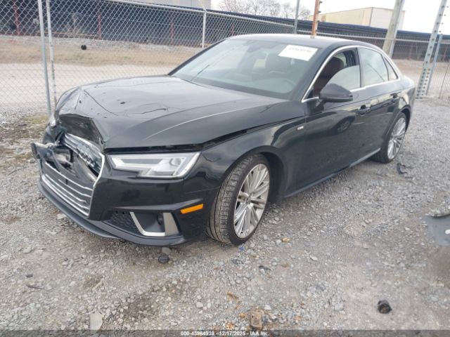 2019 AUDI A4 WAUENAF43KN019491 Photo 1