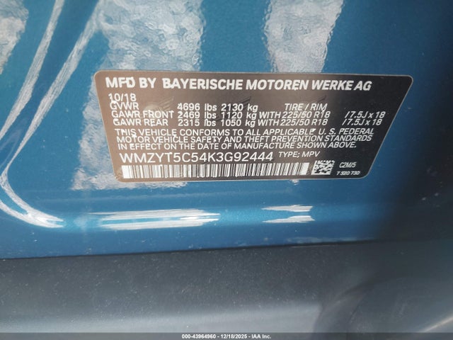 2019 MINI COUNTRYMAN WMZYT5C54K3G92444 Photo 8