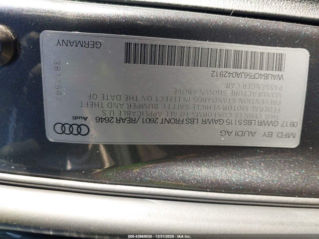 2018 AUDI S5 WAUB4CF56JA042912 Photo 8