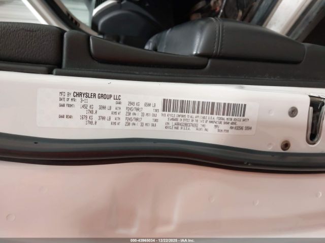 2011 JEEP GRAND CHEROKEE 1J4RR4GG9BC670262 Photo 8