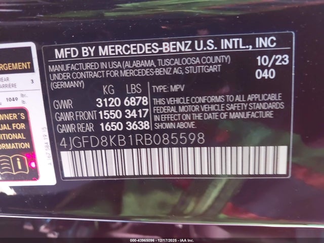 2024 MERCEDES-BENZ AMG GLE 63 COUPE 4JGFD8KB1RB085598 Photo 8