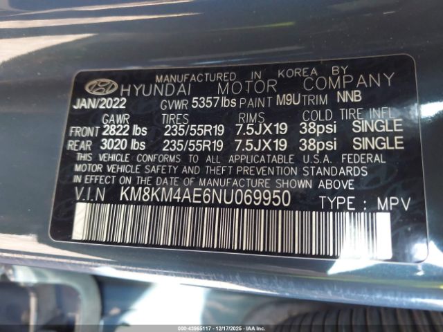 2022 HYUNDAI IONIQ 5 KM8KM4AE6NU069950 Photo 8