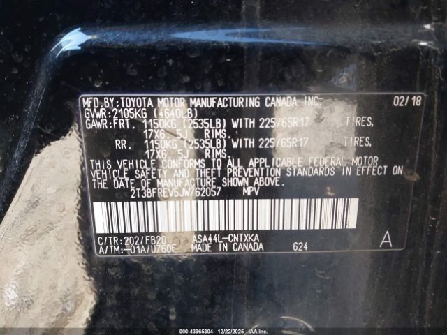 2018 TOYOTA RAV4 2T3BFREV5JW762057 Photo 8