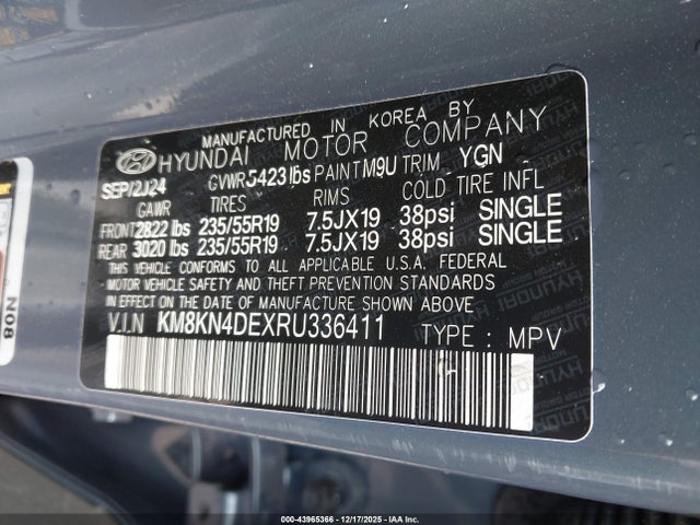 Hyundai Ioniq 5 Sel 2024 KM8KN4DEXRU336411 Image 9