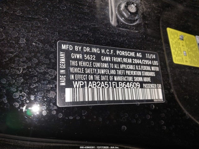 2015 PORSCHE MACAN WP1AB2A51FLB64609 Photo 8