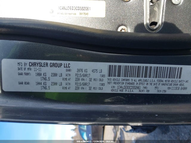 2012 JEEP COMPASS 1C4NJDEB3CD552061 Photo 8