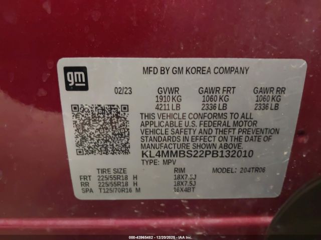 2023 BUICK ENCORE GX KL4MMBS22PB132010 Photo 8