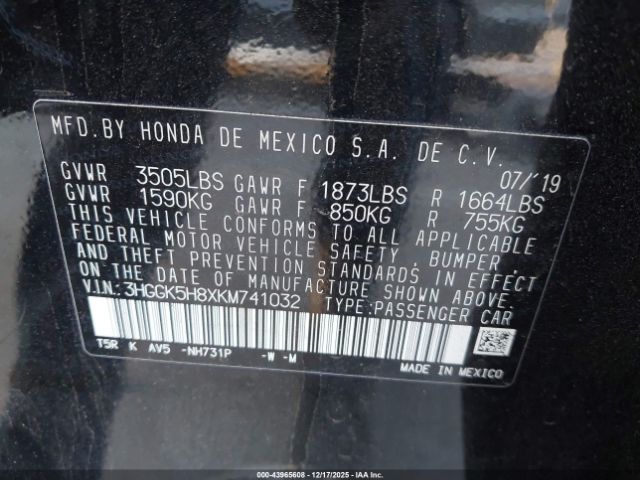 2019 HONDA FIT 3HGGK5H8XKM741032 Photo 8