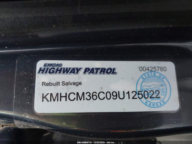 2009 HYUNDAI ACCENT KMHCM36C09U125022 Photo 8