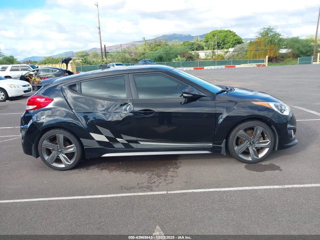 KMHTC6AEXEU200073 Hyundai Veloster Turbo W/black