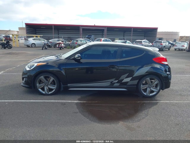 KMHTC6AEXEU200073 Hyundai Veloster Turbo W/black