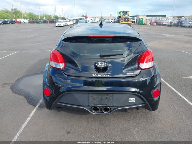 KMHTC6AEXEU200073 Hyundai Veloster Turbo W/black