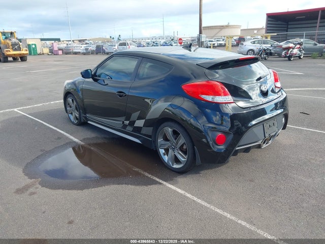 KMHTC6AEXEU200073 Hyundai Veloster Turbo W/black