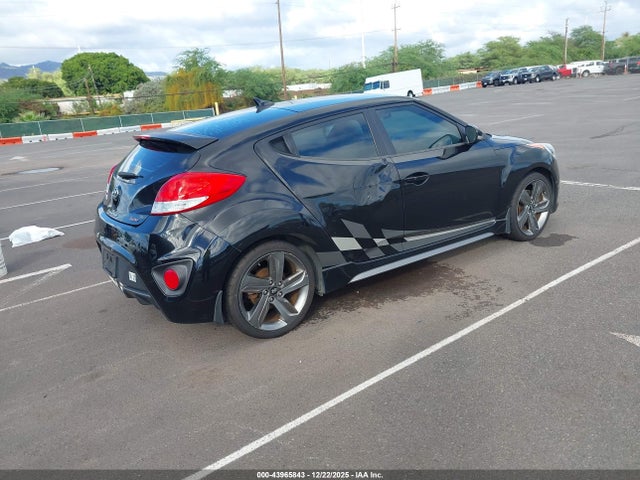 KMHTC6AEXEU200073 Hyundai Veloster Turbo W/black