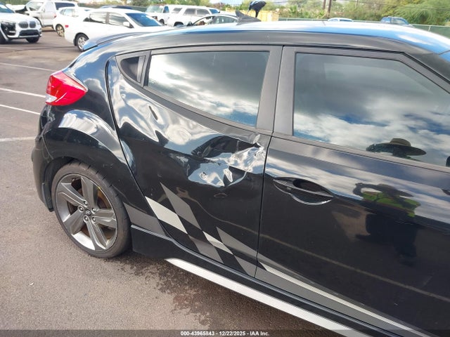 KMHTC6AEXEU200073 Hyundai Veloster Turbo W/black