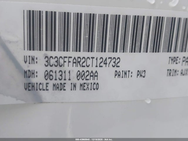 2012 FIAT 500 3C3CFFAR2CT124732 Photo 8