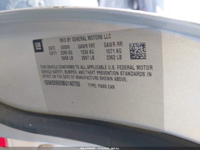 2011 CADILLAC DTS 1G6KD5E65BU140700 Photo 8