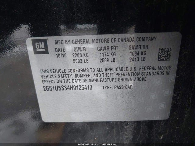 2017 CADILLAC XTS 2G61U5S34H9126413 Photo 8