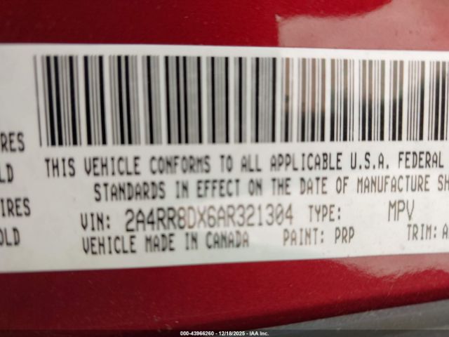 2010 CHRYSLER TOWN & COUNTRY 2A4RR8DX6AR321304 Photo 8