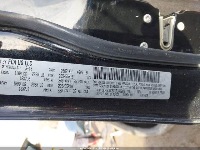 Jeep Compass Limited 4x4 2018 3C4NJDCBXJT341269 Image 9