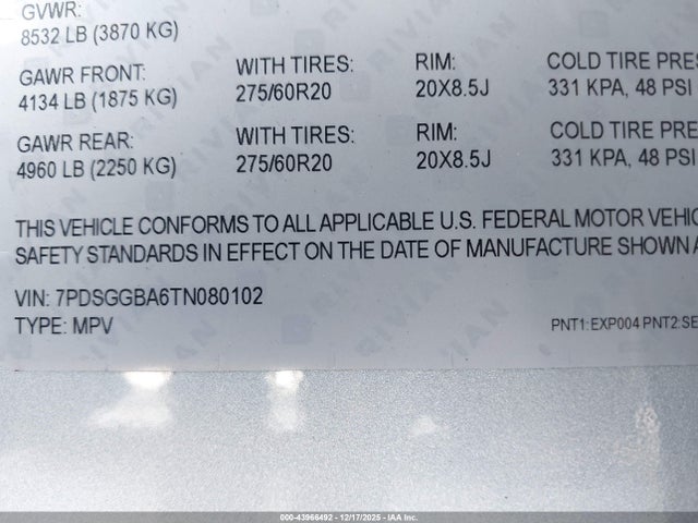 Rivian R1s 2026 7PDSGGBA6TN080102 Image 9