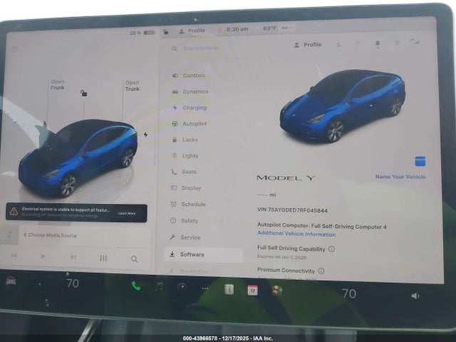 2024 TESLA MODEL Y 7SAYGDED7RF045844 Photo 6