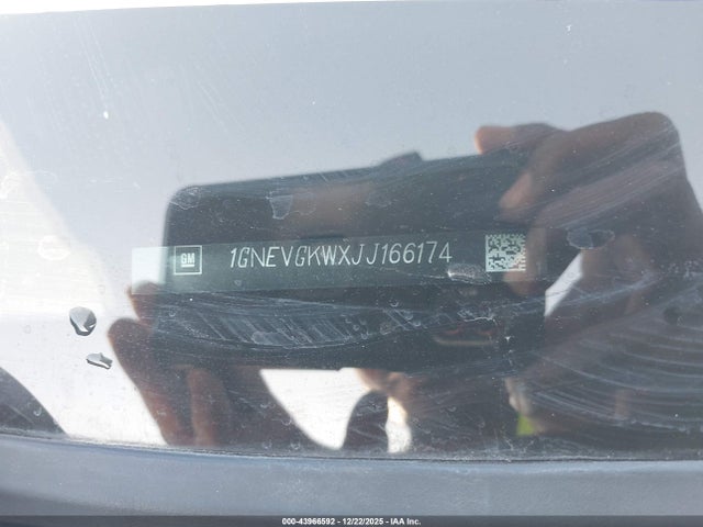 1GNEVGKWXJJ166174 Chevrolet Traverse 1lt
