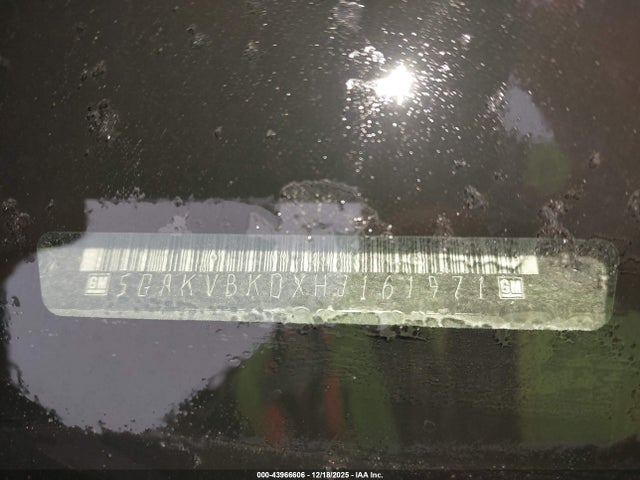Aukcja sprzedaży 2017 Buick Enclave Leather, vin: 5GAKVBKDXHJ161971, numer aukcji: 43966606