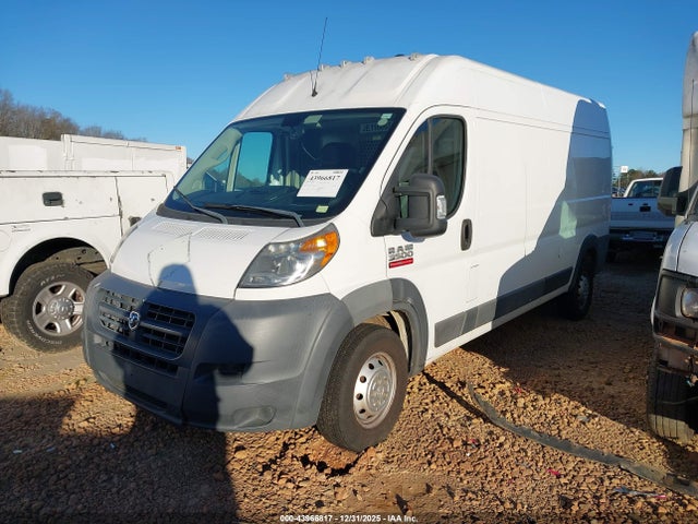 43966817 :رقم المزاد ، 3C6URVHG9JE116867 vin ، 2018 Ram Promaster 3500 High Roof 159 Wb مزاد بيع